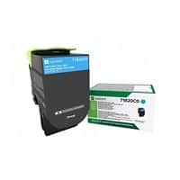 Lexmark 71B20C0 Origineel Tonercartridge Cyaan