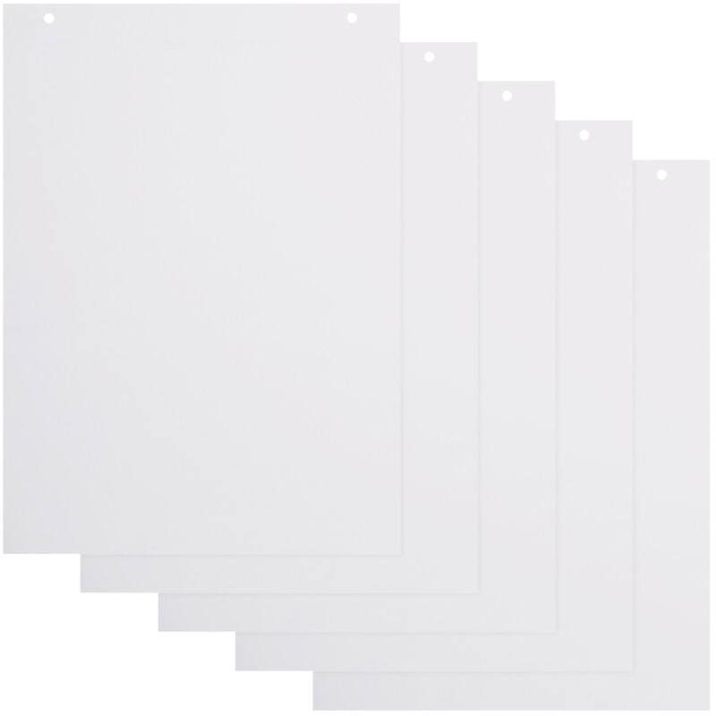 Viking Wandmontage Blanco Flipoverblok geperforeerd A1  Euro 50 g/m² 5 Stuks à 50 Vellen
