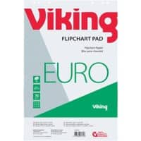 Bloc pour chevalet de conférence Viking Recycling Quadrillé Euro 70 g/m² 5 Unités de 20 Feuilles 