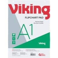 Viking Recycling Flipoverblok Blanco A1 70 g/m² 5 Stuks à 20 Vellen