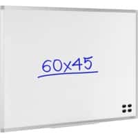 Tableau blanc Viking Magnétique Acier Laqué Simple face 60 (l) x 45 (h) cm