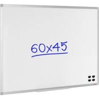 Viking Whiteboard Wandmontage Magnetisch Email Enkel 60 (B) x 45 (H) cm