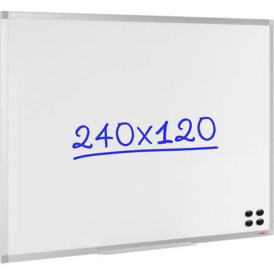 Office Depot Wandmontage Magnetisch Whiteboard Emaille Superior 240 x 120 cm