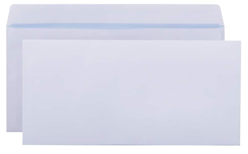 Viking Enveloppen Zonder Venster C6/5 229 (B) x 114 (H) mm Zelfklevend Wit 80 g/m² 500 Stuks