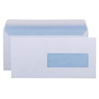 Enveloppes Office Depot Avec fenêtre C6/5 114 (l) x 229 (h) mm Bande adhésive Blanc 80 g/m² 500 Unités