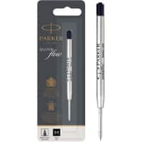 Recharge pour stylo bille Parker Quinkflow 0.7 mm Pointe moyenne Noir