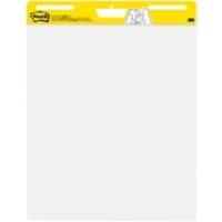 Bloc pour chevalet de conférence Post-it Super Sticky Page blanche Perforé 64 x 76 cm Blanc 2 Unités de 30 Feuilles