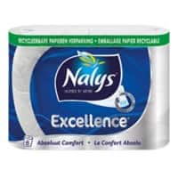 Papier toilette Nalys Excellence 5 épaisseurs 415297 6 Rouleaux de 73 Feuilles