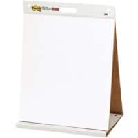 Bloc pour chevalet de conférence Post-it Super Sticky Page blanche Sans perforation 50,8 x 58,4 cm Blanc 20 Feuilles