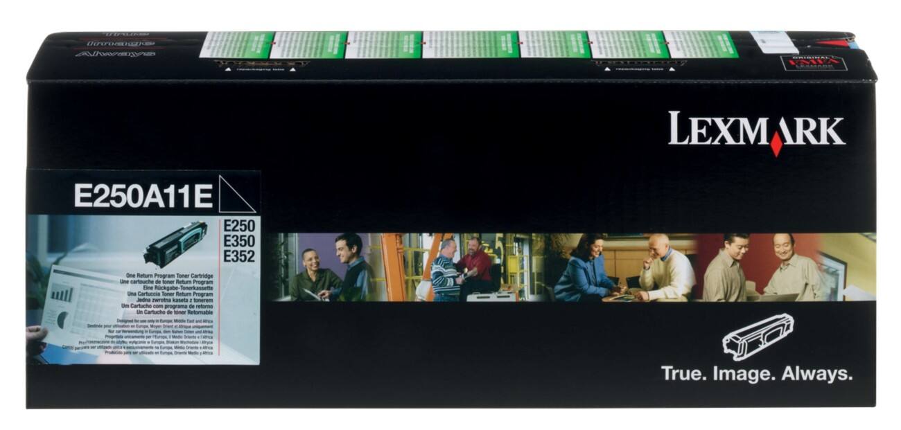 Toner E250A11E D'origine Lexmark Noir