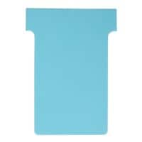 Nobo T-insteekkaarten Maat 3 Blauw 8 x 12 cm 100 Stuks