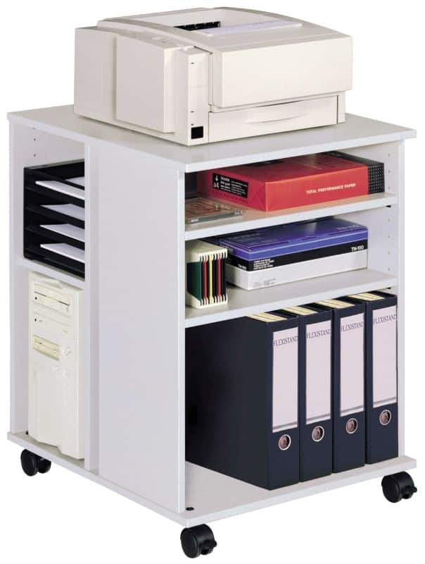 Armoire pour imprimante DURABLE Gris Mélaminé 528 x 592 x 748 mm