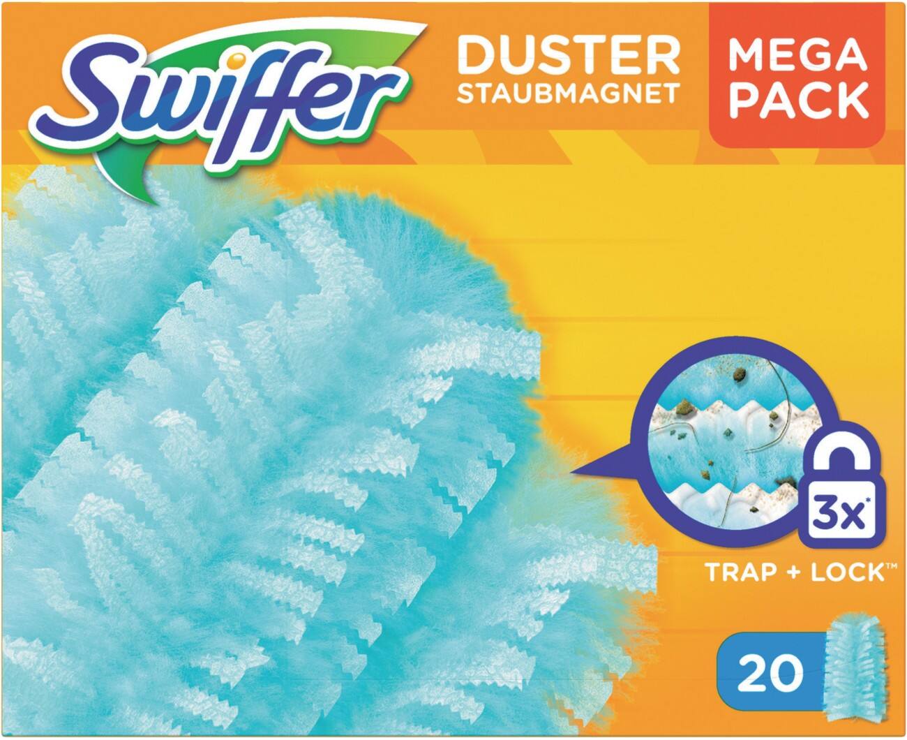 Plumeau Swiffer 20 x 25 cm Bleu 20 Unités