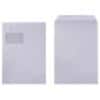 Enveloppes Viking C4 100 g/m² Autocollante Blanc Avec fenêtre 229 (l) x 324 (h) mm 250 Unités