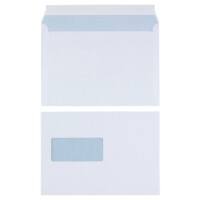 Office Depot Enveloppen Met Venster C5 229 (B) x 162 (H) mm Kleefstrip Wit 100 g/m² 500 Stuks