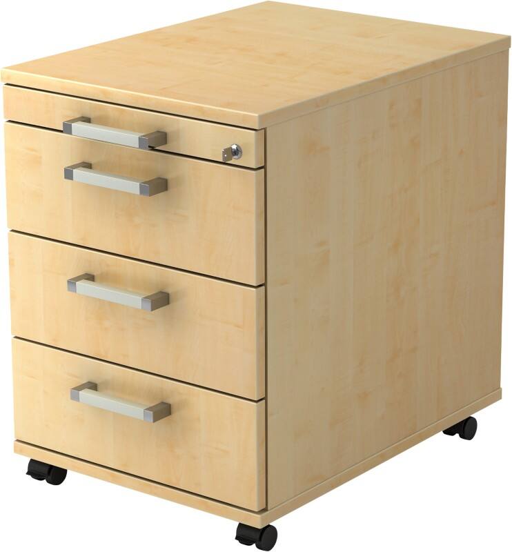 Hammerbacher Mobiel ladeblok VAC30/3/3/CE Esdoorn 428 x 580 x 590 mm