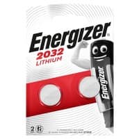 Piles bouton Energizer CR2032 3V Lithium 2 Unités