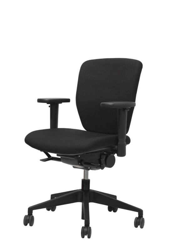 Schaffenburg Ergonomische stoel Synchroonmechanisme In hoogte verstelbare armleuning In hoogte verstelbare zitting Zwart 130 kg NPR1813