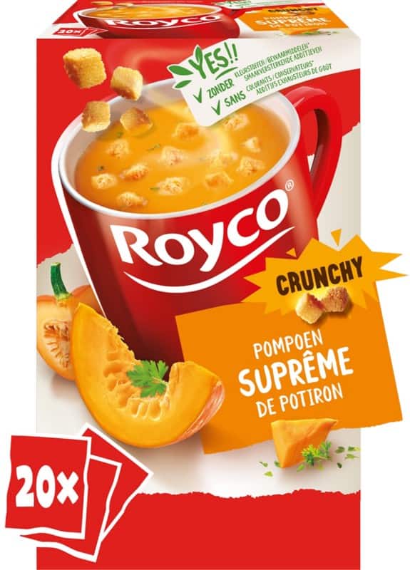Royco Suprême Instantsoep Pompoen Crunchy 20 Stuks à 30 g