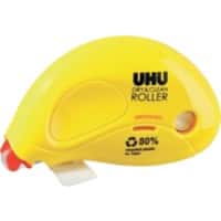Roller de colle UHU Dry & Clean Non rechargeable Permanente 0,65 x 850 cm 50465 Jaune