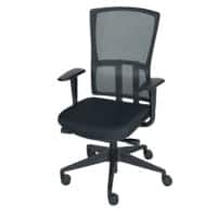 Siège de bureau Schaffenburg Mécanisme synchrone Filet<multisep/>Tissu Accoudoirs réglables en hauteur Oui Noir 120 kg 300NEN
