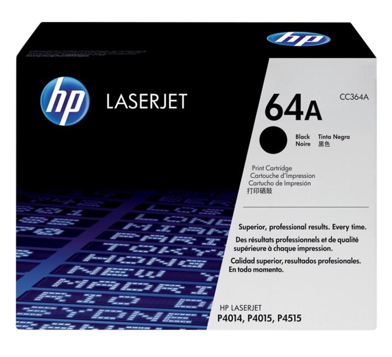 Toner HP 64A D'origine CC364A Noir