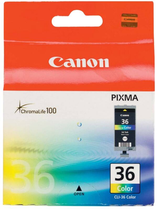 Canon CLI-36C/M/Y Origineel Inktcartridge Cyaan, magenta, geel