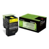 Toner Lexmark D'origine 80C2HY0 Jaune