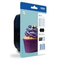 Brother LC123BK Origineel Inktcartridge Zwart Duopack 2 Stuks