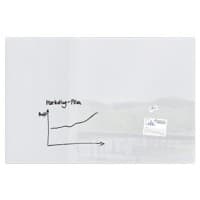 Tableau magnétique en verre Sigel artverum Magnétique Simple face 180 (L) x 120 (H) cm Blanc
