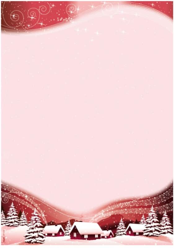 Papier de Noël Sigel Rouge 21 x 29,7 cm 100 Feuilles