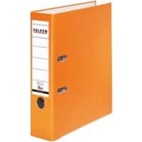 Classeur à levier Falken PP-Color A4 80 mm Orange 2 anneaux Carton, PP (Polypropylène)