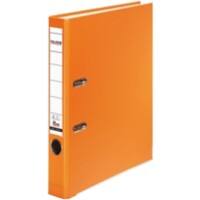 Classeur à levier Falken PP-Color A4 50 mm Orange 2 anneaux Carton, PP (Polypropylène)