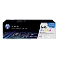 HP 125A originele tonercartridge CF373AM cyaan, geel, magenta multipak 3 stuks