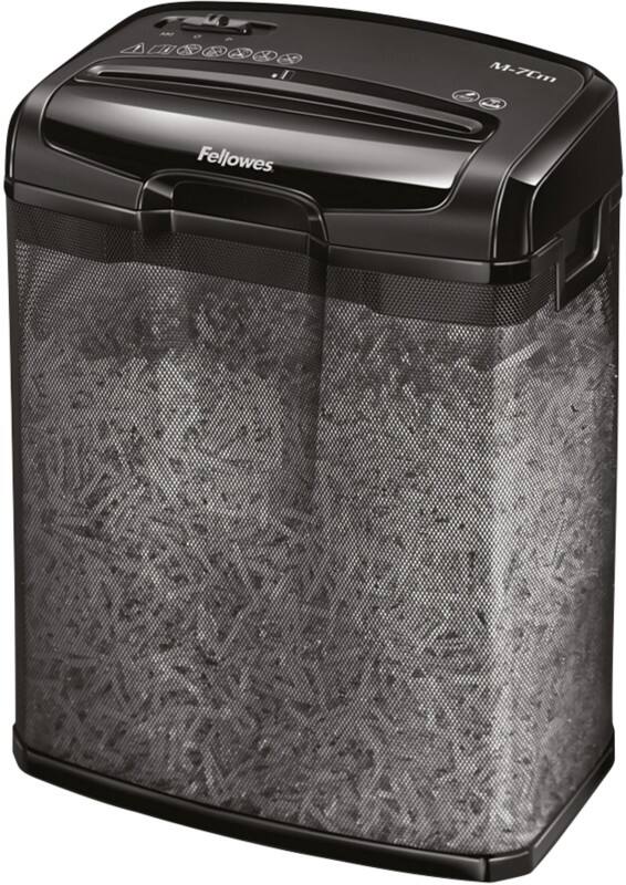 Fellowes Papierversnipperaar Powershred M-7CM Snippers Veiligheidsniveau P-4 7 Vel