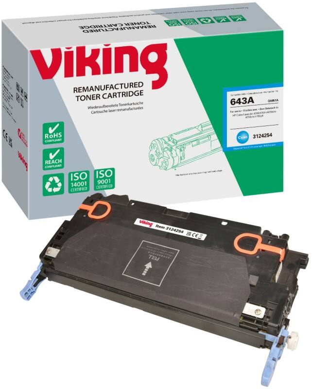 Viking 643A compatibele HP tonercartridge C5951A cyaan
