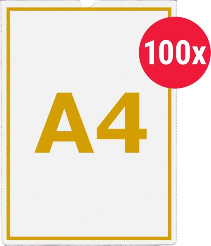 Esselte U-hoezen A4 Transparant polypropyleen 21,5 x 30 cm 100 stuks