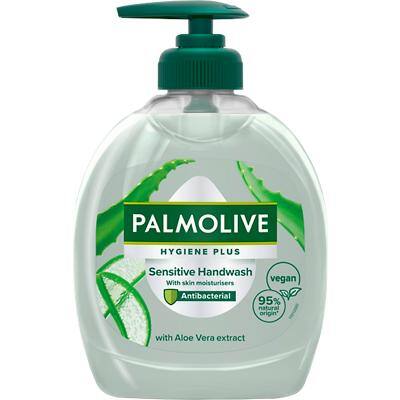 Palmolive Hygiene Plus Handzeep Pomp Antibacterieel Vloeibaar Aloe Vera Groen 150290 300 ml