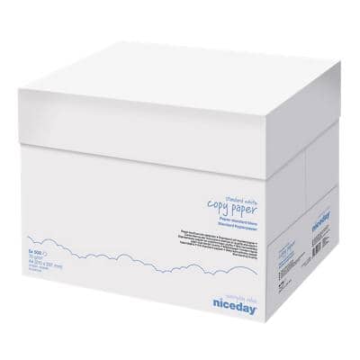 Papier imprimante Niceday Standard White A4 75 g/m² Blanc 5 Paquets de 500 Feuilles