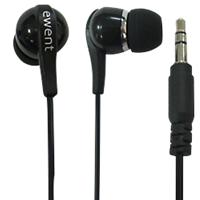 Écouteurs filaires ewent In-Ear EW3584 Connecteur 3.5 mm Noir