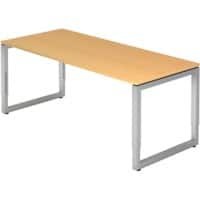 Bureau Hacmerbacher VRS19/6 R-Serie Imitation hêtre 180 x 80 x 65 - 85 cm