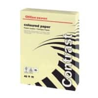 Office Depot A3 Gekleurd papier Geel 80 g/m² Glad 500 Vellen