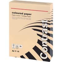 Office Depot A4 Gekleurd papier Pastel zalmroze 80 g/m² Glad 500 Vellen
