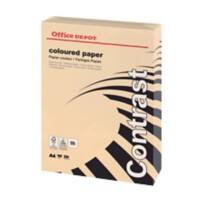 Office Depot A4 Gekleurd papier Zalmroze 160 g/m² Glad 250 Vellen