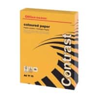 Office Depot A4 Gekleurd papier Oranje 160 g/m² Glad 250 Vellen