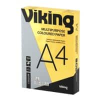 Viking A4 Gekleurd papier Geel 160 g/m² Glad 250 Vellen