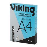 Viking A4 Gekleurd papier Blauw 80 g/m² Glad 500 Vellen