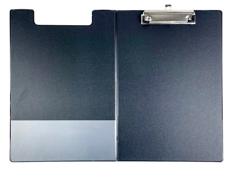 Viking Klembordmap A4 PVC (Polyvinylchloride) Zwart Staand