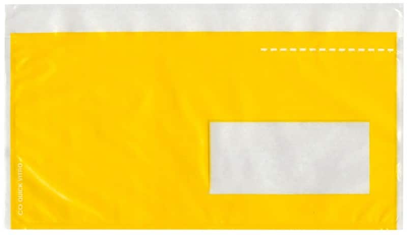 Enveloppes d’expédition Elco Quick Vitro C6/5 24,5 (l) x 12 (H) cm Bande adhésive Avec Fenêtre 250 Unités