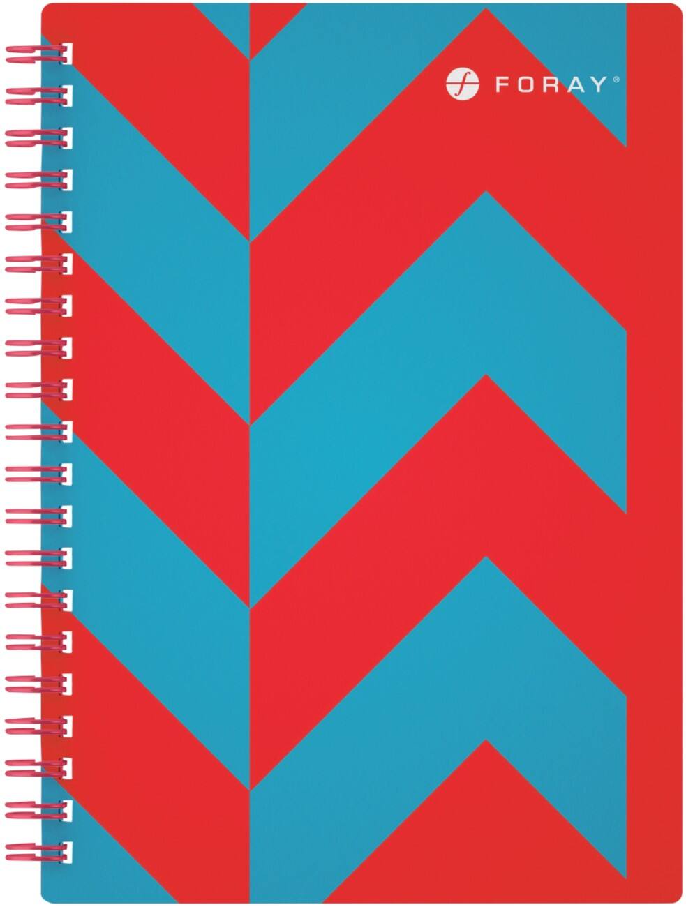 Foray Extreme A5 Spiraalblok Turkoois Polypropyleen kaft Gelinieerd Geperforeerd 100 vellen